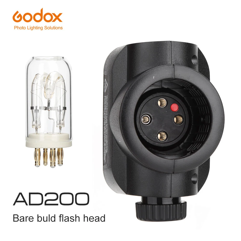 Godox AD200 H200J Корона светкавица с голи крушки за Godox AD200 със светкавица