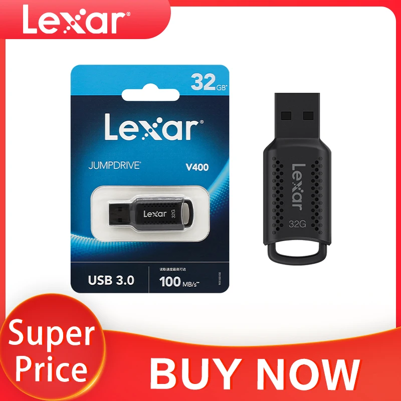 Оригинален Lexar V400 USB 3.0 USB Флаш памет 32 GB 64 GB 128 GB Високоскоростен JumpDrive Pendrive Mini U Disk Pen Drive USB Memory Stick