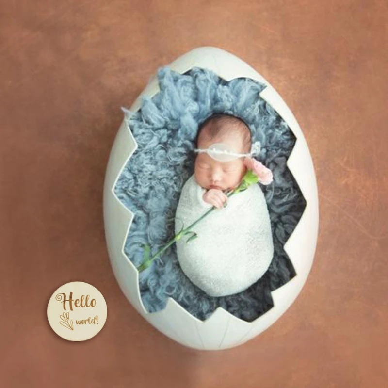 6 бр. /компл. Дървени картички със забележителностите на месец за новородени Ръчно изработени Месечен паметник на Възпоменателна фотография Фото Подаръци за душ за бебета