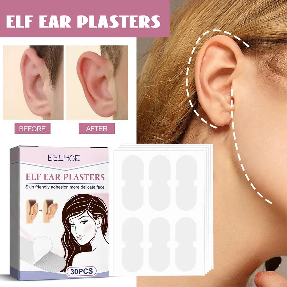 Здрави Уши Лепенки Тънък Ушния Помощ Удобна Правилната Вертикална Форма на Ухото Винир Ear Elf V-Образни Етикети Етикети За уши Sup Y7P5