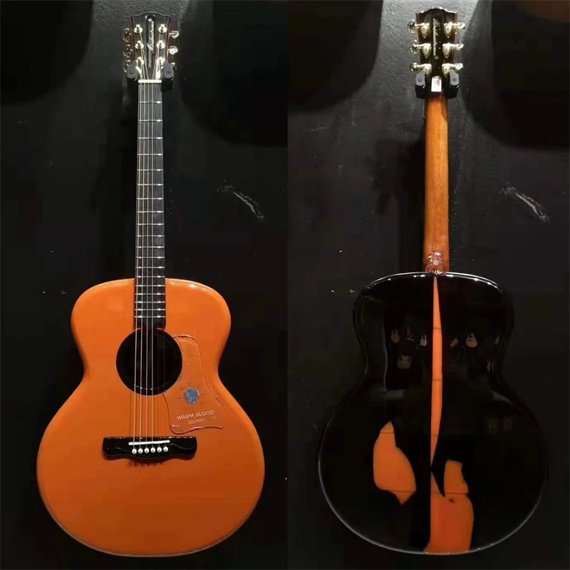 Merida M1LG 41-инчов детска акустична китара от масивна дървесина с кръгла форма