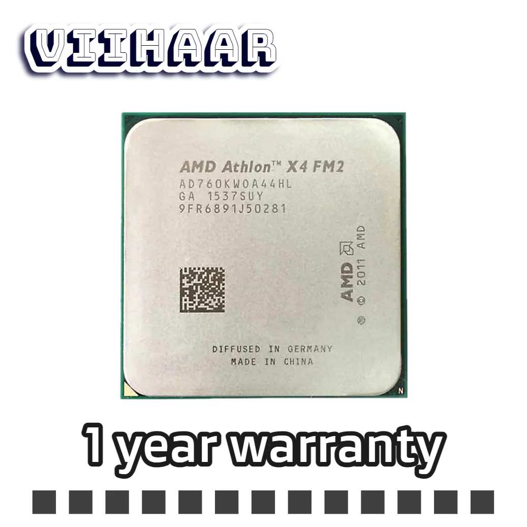 AMD Athlon X4 760K 760 K Четириядрен процесор Quad-Thread 3.8 G 100W AD760KWOA44HL с гнездо FM2