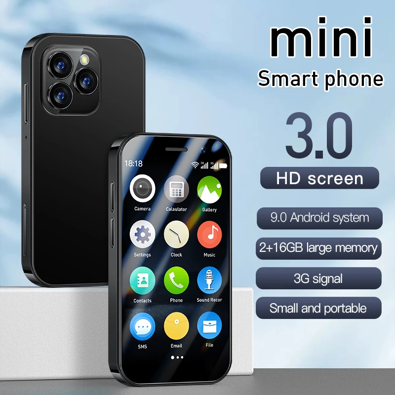 Мини-Смартфон SOYES I14 MINI S13 Pro Android 9,0 С Две СИМ карти 3G Мрежа 2 GB 16 GB от 1180 mah Батерия 3,0 