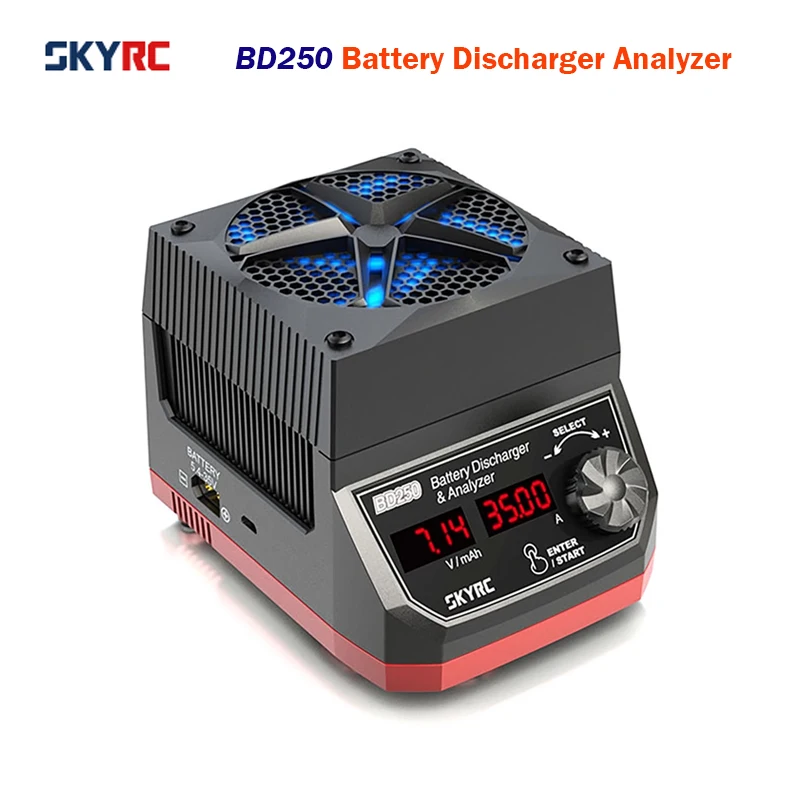 Разрядник батерията SKYRC BD250 LiPo LiFe LiHV NiMH NiCd Pb Battery Анализатор Обновен разрядник на батерията