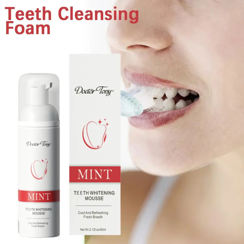 Почистващ Мус За почистване и избелване на устната кухина Муссовая пяна за избелване на зъбите Хигиенни Инструменти за зъби паста за зъби K9Q1