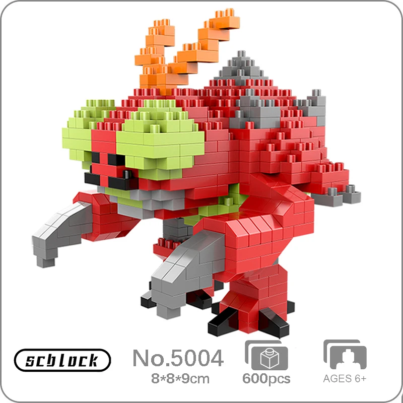SC 5004 Аниме Digimon Tentomon Bettle Digital Monster Животните 3D Мини Диамантени Блокове Тухли Строителна Играчка За Деца, Подарък Без Кутия