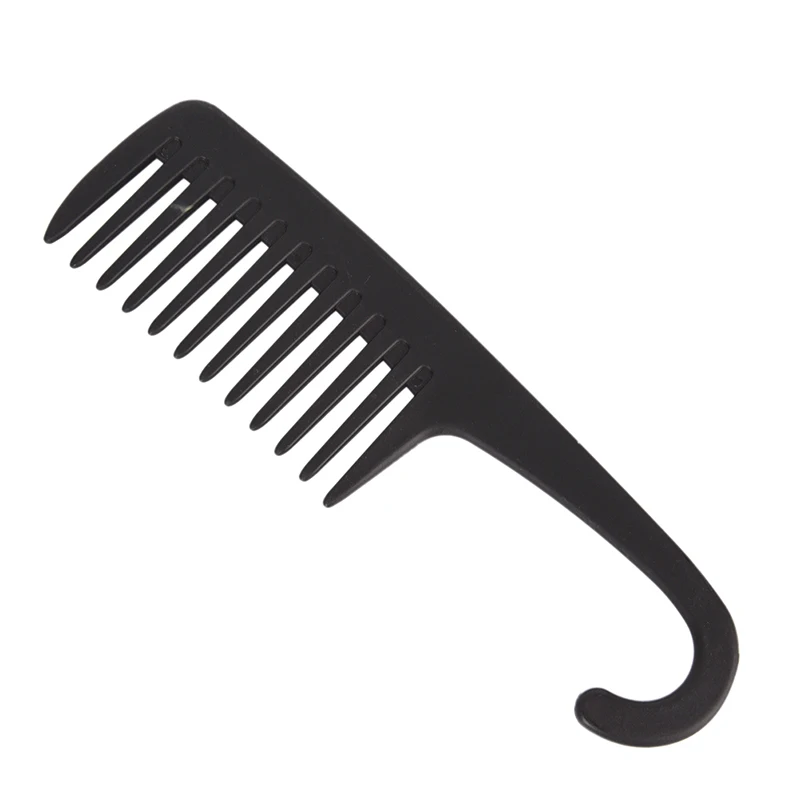 1 бр. Големи Широкозубые гребени с крючковой дръжка, распутывающие коса, които намаляват загубата на Коса, Професионални Инструменти за стайлинг на коса във Фризьорски салон, Топла разпродажба