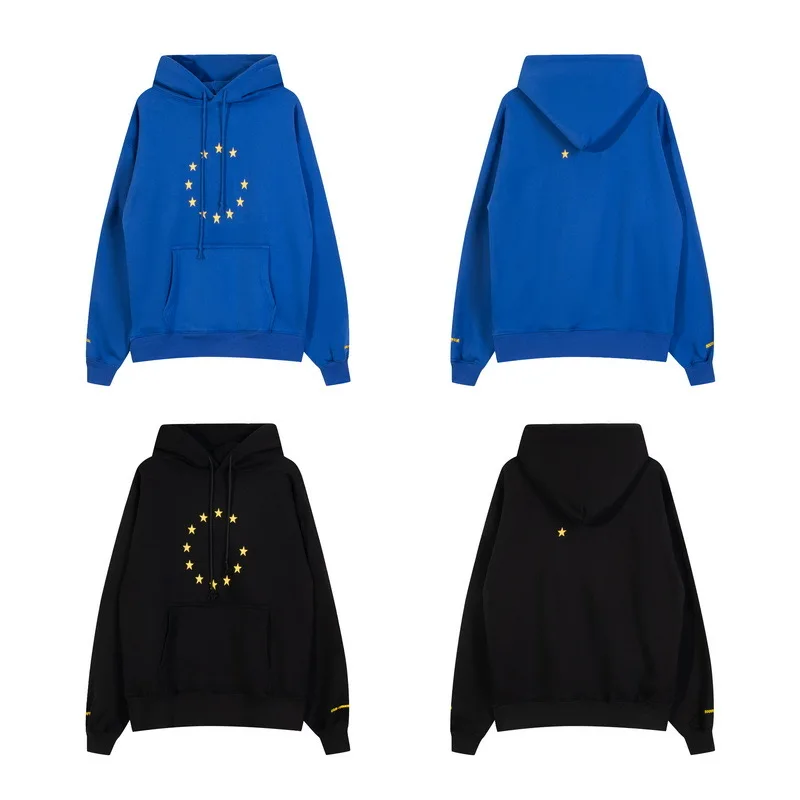 Добро качество, Модерен hoody с флага на Европейския Съюз, мъжки hoody 1: 1, женски блузи с качулка, Градинска облекло, Блузи, мъжки дрехи