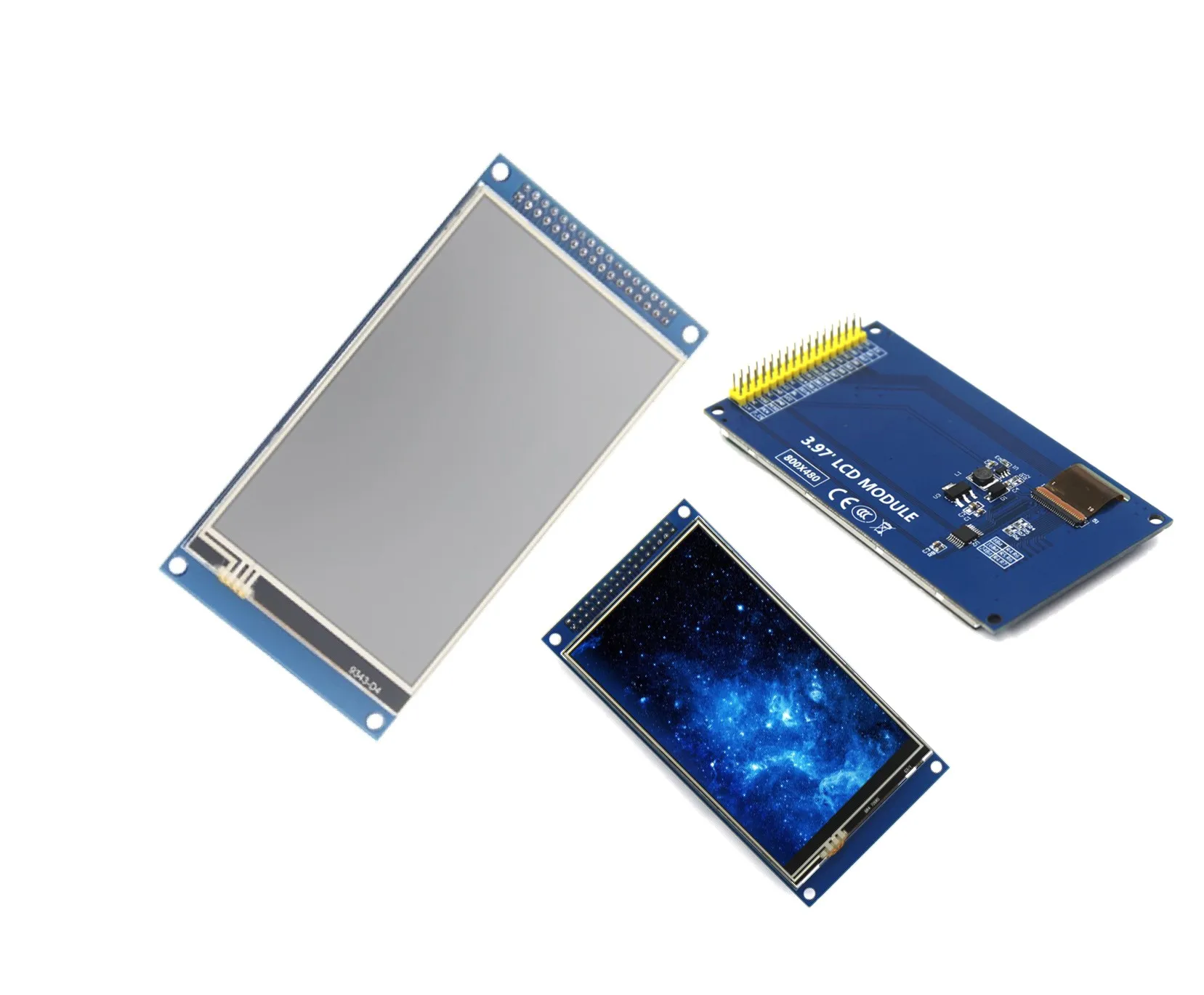 Нов 4,0-инчов TFT LCD екран със сензорен екран 34 пин NT35510 цветен дисплейный модул IPS full-view HD 800X480