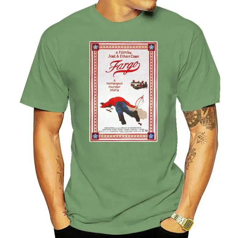 Тениска за фенове комедиен пури в ограничени бройки класически филми Fargo Cool 90-те години