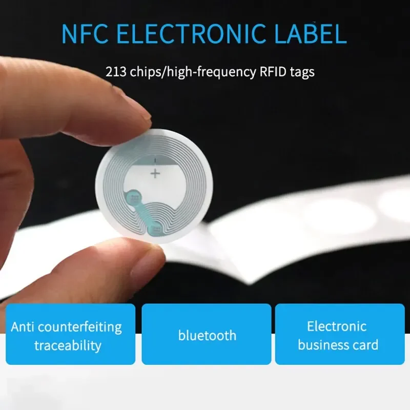 10ШТ NFC Етикета на Nfc213 Label 213 Етикети Етикет Икони Этикеточная Стикер 13,56 Mhz За Huawei Share Ios13 Етикети Персонализирани Автоматизация