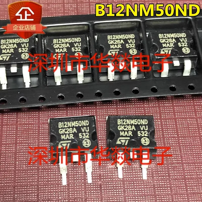 5ШТ B12NM50ND STB12NM50ND TO-263 550V 11A Напълно нови В наличност, могат да бъдат закупени директно в Шенжен Huayi Electronics