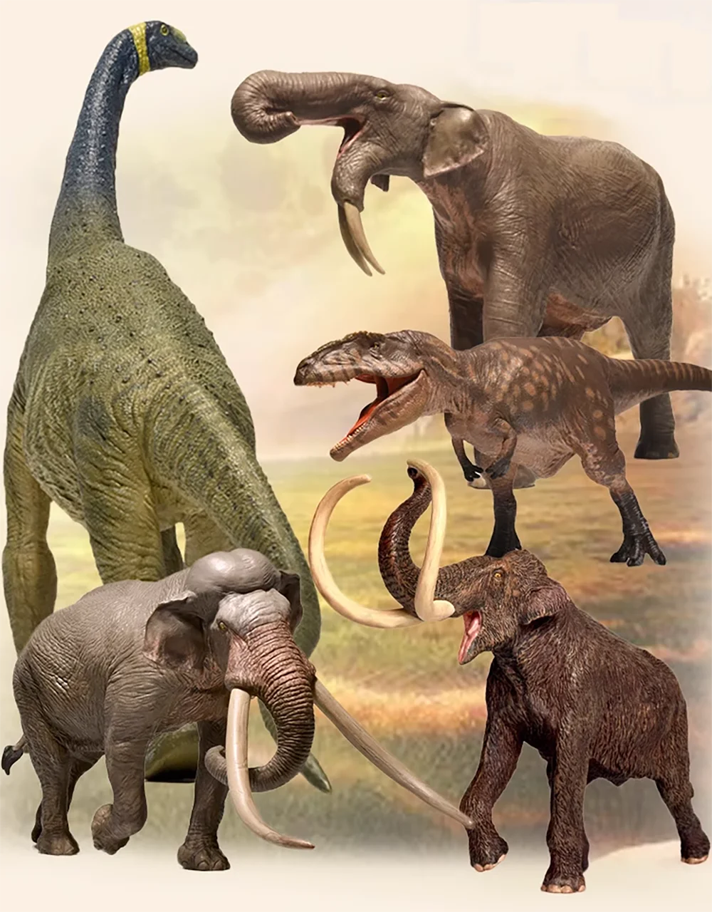 1/35 Deinotherium GKeelephant Фигурка на динозавър Модел Giganotosaurus mammoth Моделиране на Статичен Модел на Животното Украса на Подарък