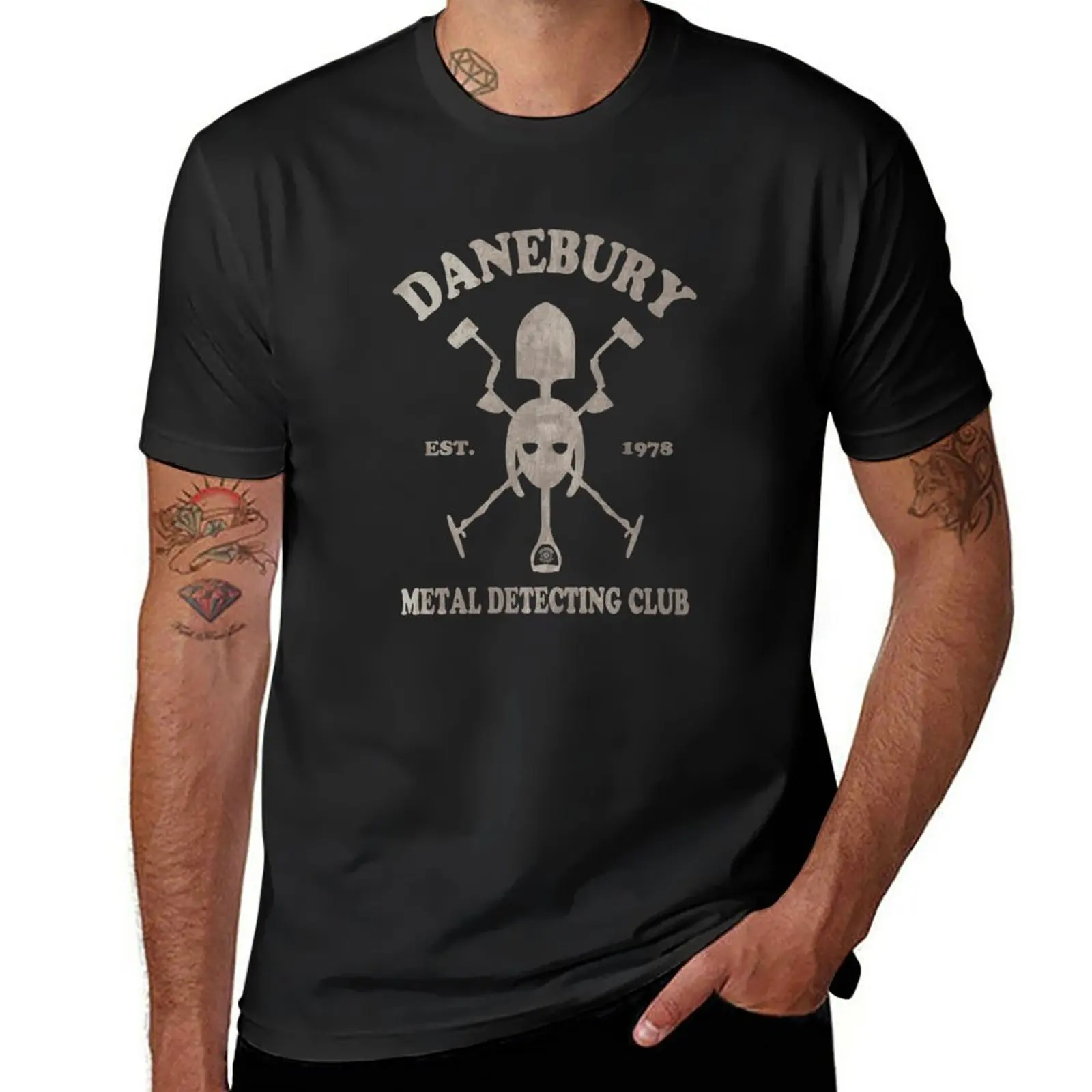 Нова тениска Detectorists - Eye Voodoo, тениска нова версия, тениска оверсайз, тениски за мъже, памук