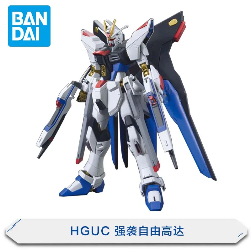 Bandai ORIGINAL GUNDAM HGCE 201 1/144 ZGMF-X20A Freedom Strike Gundam Assembly Аниме Фигурка на Героя Детски подарък за рожден ден