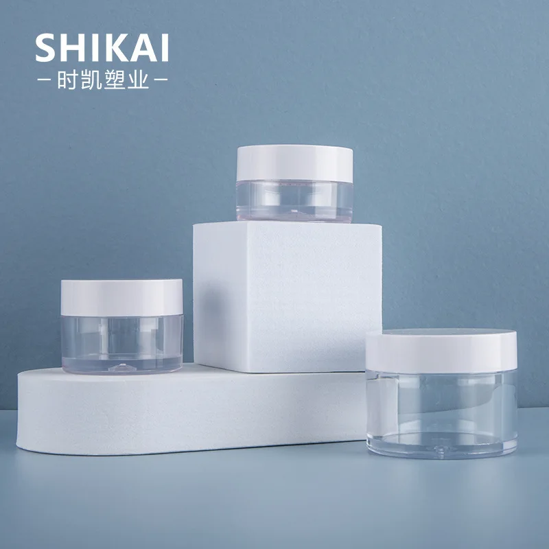 Ю xi YUXI, прозрачна пластмасова опаковка за малки кремове, сгущающая matte емулсия, бутилка за крема, пластмасови буркани