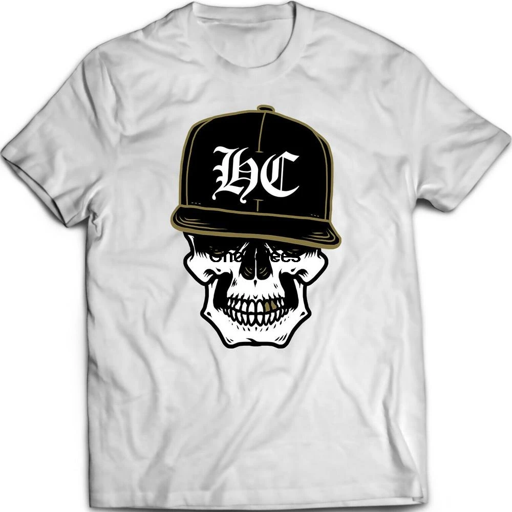 Тениска унисекс в стил хип-хоп с черепа Long Beach, California Compton (S 5XL) (1)