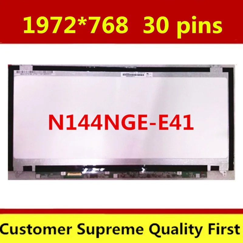 14,4-инчов Оригинален LED LCD екран N144NGE-E41 За Toshiba U840W U845W U800W U900 1792 *768 30 контакти