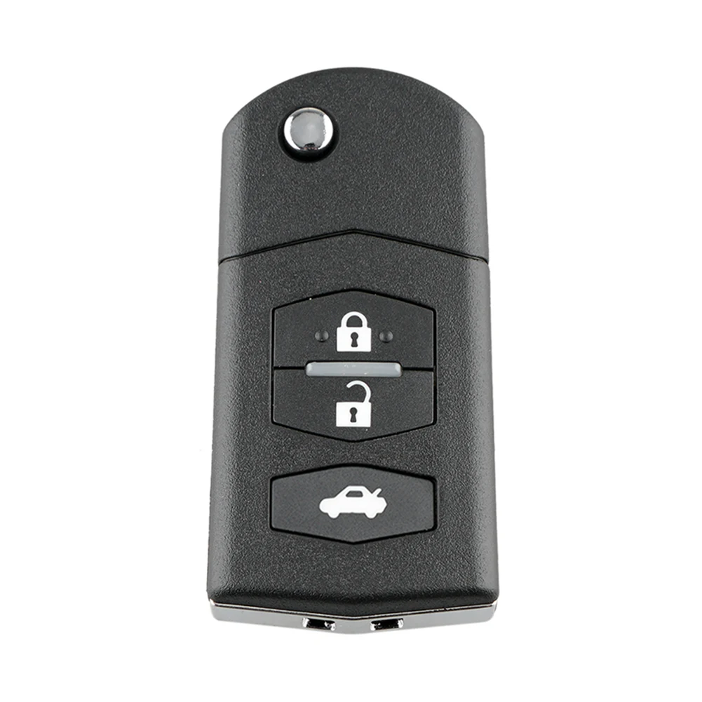 Лек Калъф За Ключове 3 натиснете Бутона Авто Дистанционно Управление, възможност за сгъване на Калъф За Ключове на Празен Резервни Части за Mazda 2 3 5 6 RX8 MX5