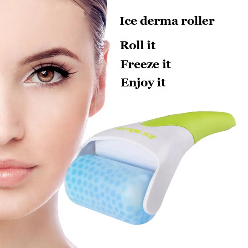 Ледена валяк, нов масажор за лице, масажор за тяло, което предотвратява появата на бръчки, Кожата Cool Derma, Plsatic Head, 4 цвята
