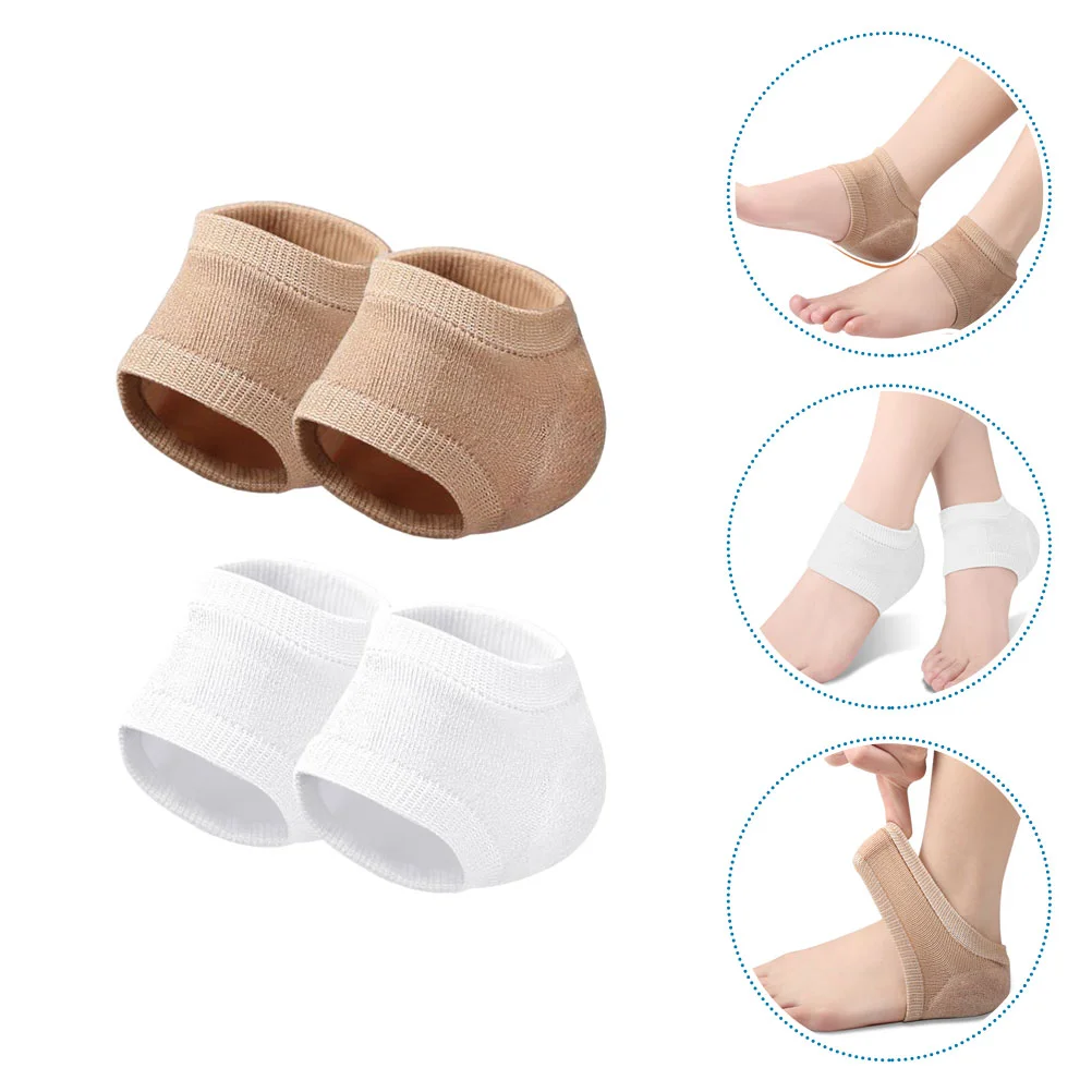 2 чифта чорапи с еластична покритие за петата, преносими чорапи за петата, удобни ръкави за петата