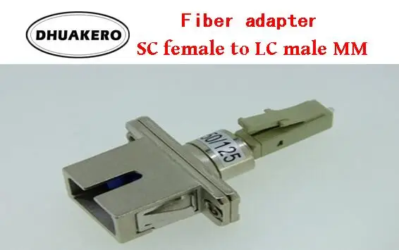 безплатна доставка AB42C SC жена-LC мъжки 3шт мм, като 50 / 125μm обхвата на оптичен съединител от фланцов интерфейсен адаптер