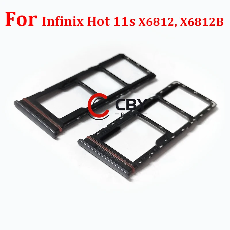 За Infinix Hot 11 2022 X657B X675 11 X662 Hot 11s X6812 Държач За Четене сим-карти на Притежателя на Тавата За sim-карти Слот Адаптер