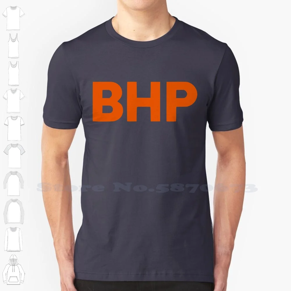 Облекло унисекс с логото на Bhp Billiton 2023, градинска облекло тениска с логото на марката, графична тениска