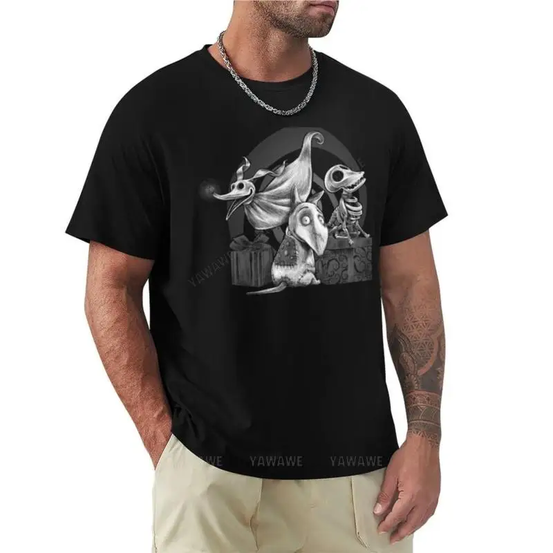 мъжка тениска с кръгло деколте, риза с жуткими кучета, тениска за момче тениска на поръчка, мъжки тениски с забавни модел