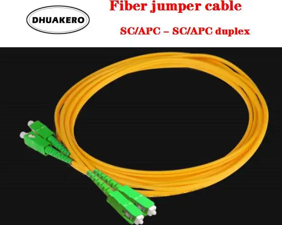 безплатна доставка AB405 5 бр./лот SC/APC, SC/APC SM 3 мм и оптичен кабел от однорежимный duplex удлинительный пач-кабел