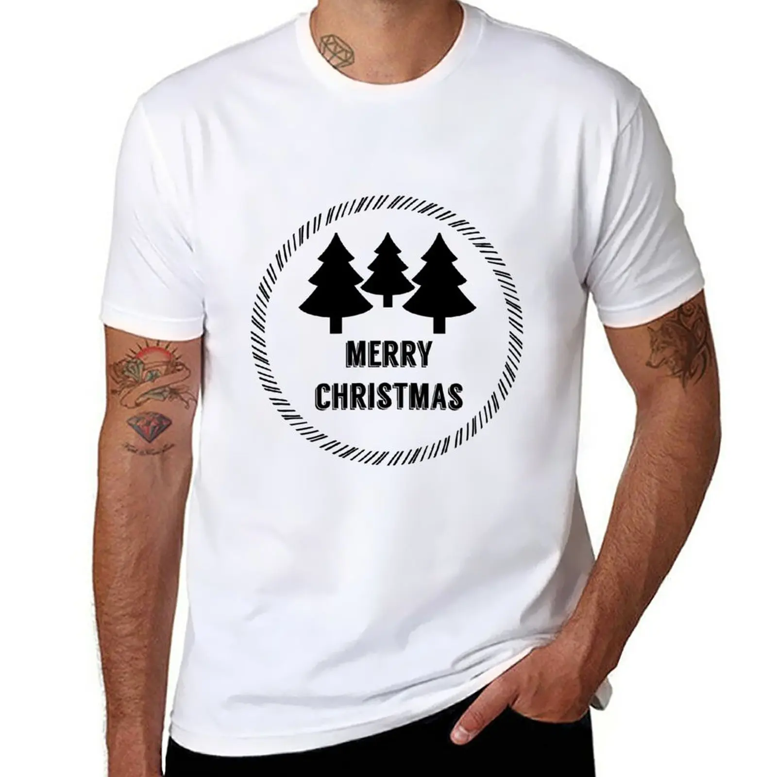 Дизайн на тениска весела Коледа и други стоки, летни блузи, сладък потник, тениска оверсайз за мъже