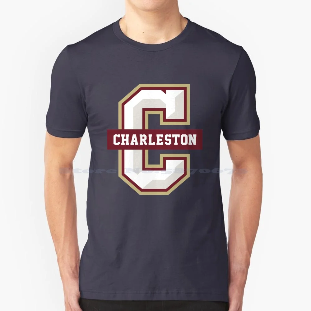 Тениска College Of Чарлстън Cougars от 100% памук Тениска College Of Чарлстън Cougars Collegiate Athletic-добрите отбори, Мач Спортен клуб