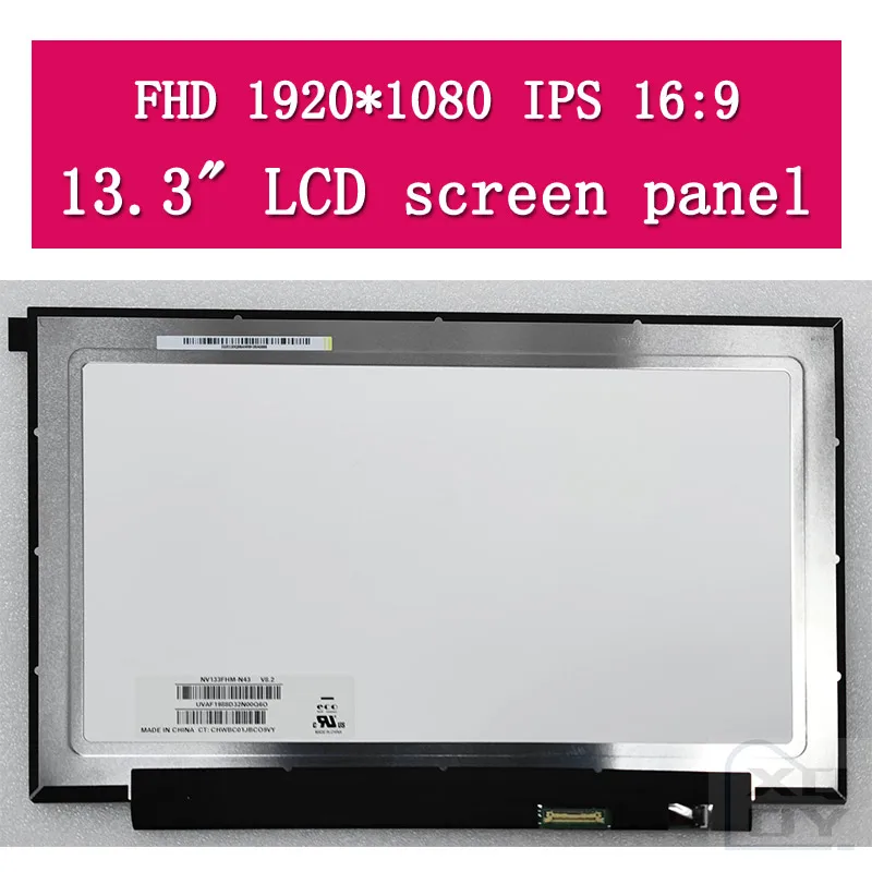 13,3 инча (а) а) FullHD 30 Контакти led LCD Екрана на Таблото за Lenovo ThinPad X390 X395 20Q0 20Q1 20SC 20SD 20NL 20NM (Без допир)