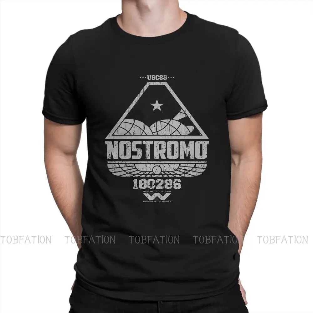 Тениска NOSTROMO Weyland Yutani Corp Harajuku, Блузи в стил Alien Nostromo, Ежедневни Тениска Мъжка Тениска, Идеята за Специален Подарък